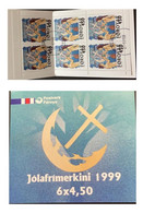 SP) 1999 DENMARK FAROE ISLANDS, POSTCARD AND MINISHEET SET OF 6, FOROYA IN DANES, MNH - Andere & Zonder Classificatie