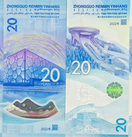 China 2021,There Are Two Commemorative Banknotes For The 2021 Beijing Winter Olympic Games, Which Are Very Exquisite - Otros – Asia