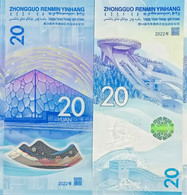 China 2021,There Are Two Commemorative Banknotes For The 2021 Beijing Winter Olympic Games, Which Are Very Exquisite - Altri – Asia