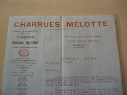 Ancien Courrier CHARRUZQ MELOTTE à GEMBLOUX - 1900 – 1949