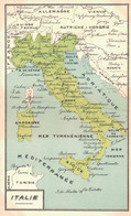CARTE GEOGRAPHIQUE  DE L'ITALIE - Landkarten