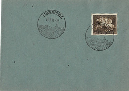 1941, 42 Pfg. Braunes Band, Klar " Luxemburg - 1.9.41 " , Blanko-Bf. , A6225 - 1940-1944 Duitse Bezetting