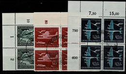 1944 (11.2.) Luftpost, Eckrand-4er, Klar Luxemburg-Stp. Vom Ersttag! , A6230 - 1940-1944 German Occupation