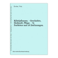 Kübelpflanzen. - Geschichte, Herkunft, Pflege. - 75 Farbfotos Und 18 Zeichnungen. - Natura