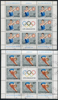 YUGOSLAVIA 1984  Olympic Games, Los Angeles  Sheetlets Used.  Michel 2048-51 - Blocks & Sheetlets