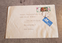 ISRAEL COVER CIRCULED YEAR 1976 SEND TO GERMANY - Aéreo