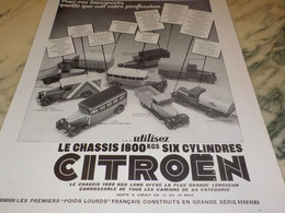 ANCIENNE PUBLICITE CAMION CITROEN  1931 - Trucks