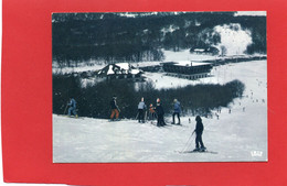 12---- LAGUIOLE--Les Pistes De Ski Du Bouyssou---voir 2 Scans - Laguiole