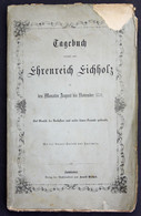 Tagebuch Verfaßt Von Ehrenreich Eichholz In Den Monaten August Bis November 1870, Auf Wunsch Des Verfassers Un - 4. Neuzeit (1789-1914)