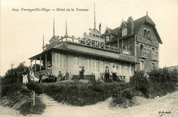 Varengeville * Vue Sur L'hôtel Restaurant De La Terrasse - Varengeville Sur Mer