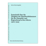 Festschrift über Die Tätigkeit Der Handwerkskammer Für Die Oberpfalz Und Regensburg In Den Jahren 1900-1925. - Landkarten