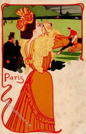 Christiansen, Hans Paris Pferderennen Jugendstil II (fleckig) Art Nouveau - Christiansen