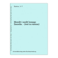 Mezolit I Neolit Lesnogo Zauralia. - (text In Russian) - Slavische Talen