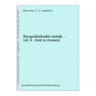 Etnopoliticheskii Vestnik. - Vol. 6 - (text In Russian) - Langues Slaves