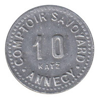 ANNECY - 02.01 - Monnaie De Nécessité - 10 Centimes - Comptoir Savoyard - Notgeld