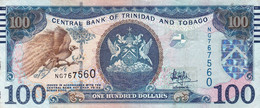 Trinidad & Tobago 100 Dollars 2006 VF P-51 "free Shipping Via Registered Air Mail" - Trinidad Y Tobago