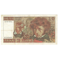 France, 10 Francs, Berlioz, 1975, D.240, TB, Fayette:63.13, KM:150b - 10 F 1972-1978 ''Berlioz''