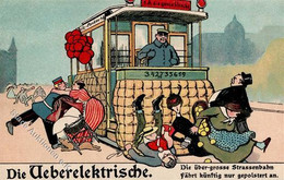 Kunstgeschichte Berlin Die Ueberelektrische Straßenbahn  I-II - Unclassified