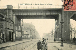 St étienne * Route De Roanne Et Le Viaduc * Commerce Magasin épicerie A La Samaritaine - Saint Etienne