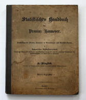 Statistisches Handbuch Der Provinz Hannover. 1. Eintheilung Der Provinz Hannover In Verwaltungs- Und Gerichts- - Landkarten