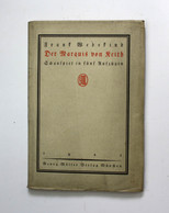 Der Marquis Von Keith. Schauspiel In Fünf Aufzügen (1900). - Internationale Auteurs