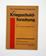 Die Entscheidenden Ergebnisse Der Kriegsschuldforschung - 4. 1789-1914