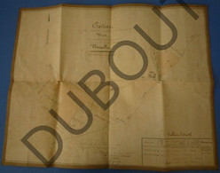 VILVOORDE Manuscriptkaart 1840  (V598) - Cartes Topographiques