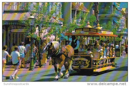 Trolley Ride Down Main Street Walt Disney World Orlando Florida - Disneyworld