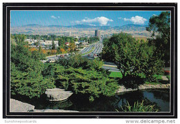 Looking North On Capitol Boulevard From The Platt Gardens Idaho Souvenir Boise Idaho 1991 - Boise