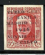ESPAÑA ** 741s Nuevo Sin Charnela. Cat.170 € - 1931-50 Unused Stamps