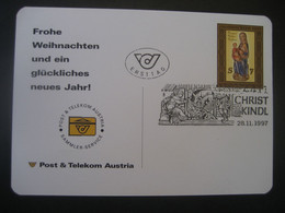 Osterreich- Garsten 28.11.1997 FDC Glückwunschkarte Vom Sammlerservice - 1991-00 Covers