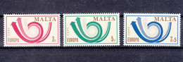 Malta 1973 Europa Mi#472-474 Mint Never Hinged - Malta