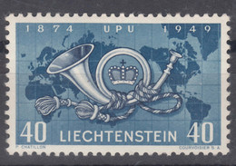 Liechtenstein 1949 UPU Mi#277 Mint Hinged - Ongebruikt