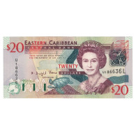 Billet, Etats Des Caraibes Orientales, 20 Dollars, KM:39k, NEUF - Caraïbes Orientales