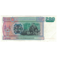 Billet, Myanmar, 200 Kyats, 2004, Undated (2004), KM:78, SUP+ - Myanmar