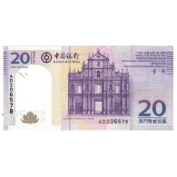 Billet, Macau, 20 Patacas, 2013, KM:109, SPL - Macao