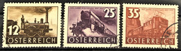 AUSTRIA 1937 - Canceled - ANK 646-648 - Usati