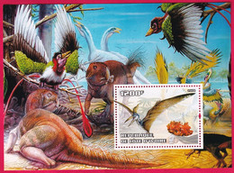 Elfenbeinküste Toller Block Postfrisch, Dinosaurier - Prehistóricos
