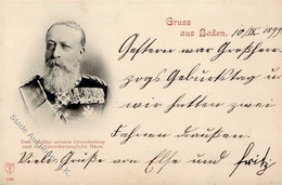 Adel Baden Grossherzog Friedrich I.  1899 I-II - Unclassified