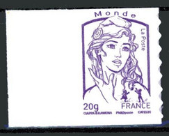 Marianne De Ciappa Et Kawena - Monde Violet - YT Adhésif Pro N° 853 - Adhesive Stamps