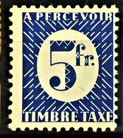 COLONIES FRANCAISES 1945/46 - MLH - YT 35 - Timbre Taxe - Postage Due