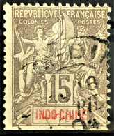 INDOCHINE 1900 - Canceled - YT 19 - 15c - Oblitérés