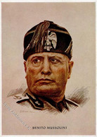 MUSSOLINI-HITLER WK II - Künstlerkarte Benito Mussolini Sign. W.Hartmann I - Unclassified