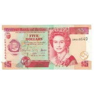 Billet, Belize, 5 Dollars, 2009, 2009-07-01, KM:67d, NEUF - Belize