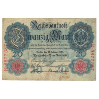 Billet, Allemagne, 20 Mark, 1914, 1914-02-19, KM:31, TB - 20 Mark