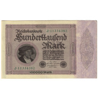 Billet, Allemagne, 100,000 Mark, 1923, 1923-02-01, KM:83a, SUP - 100.000 Mark