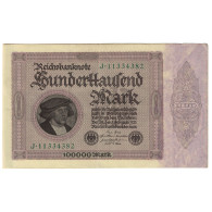 Billet, Allemagne, 100,000 Mark, 1923, 1923-02-01, KM:83a, SUP - 100000 Mark