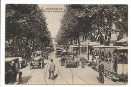 CPA 13 BOUCHES DU RHONE MARSEILLE 111 COURS BELSUNCE / ANIMEE AUTOMOBILES TRAMWAYS - Sonstige