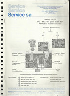 Service SA - Chassis TVC 12 - BG -MG/01 Pour Tube 90° France Et Multistandard - Televisie