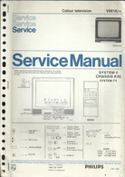 Documentation Technique - Philips - Colour Television V6616/19 - System 4 - Chassis K40 - System- TV - Televisión